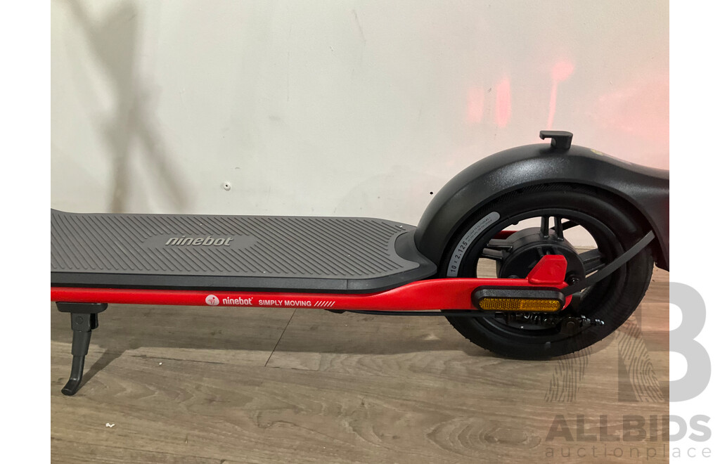 SEGWAY Ninebot D18U Kickscooter (Red/black) - Estimated ORP $699