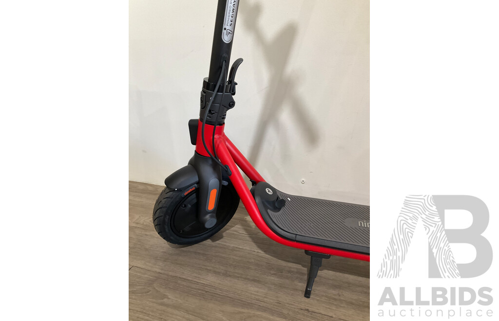 SEGWAY Ninebot D18U Kickscooter (Red/black) - Estimated ORP $699