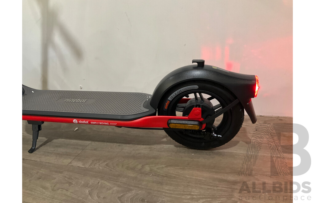 SEGWAY Ninebot D18U Kickscooter (Red/black) - Estimated ORP $699