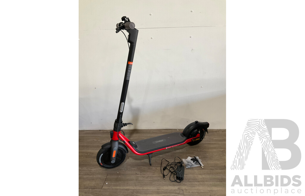 SEGWAY Ninebot D18U Kickscooter (Red/black) - Estimated ORP $699