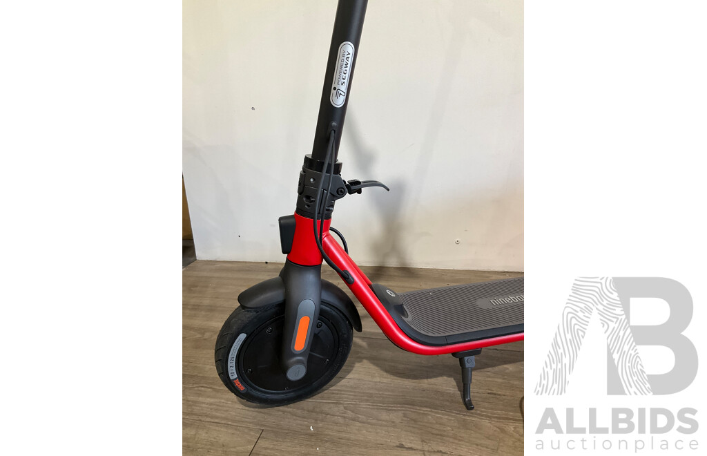 SEGWAY Ninebot D18U Kickscooter (Red/black) - Estimated ORP $699