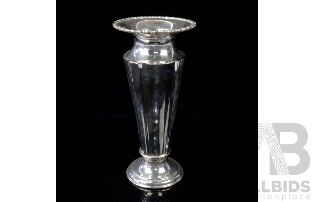 Antique Silver Plate Martinoid Vase by Martin Hall & Co, Sheffield