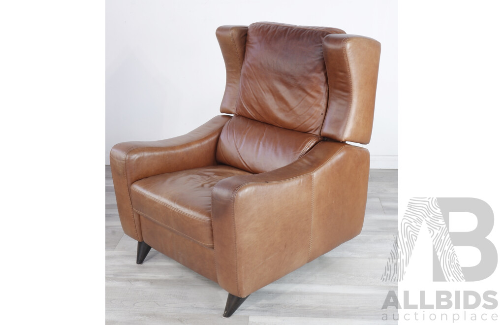 Fidel Recliner Leather Armchair by Freedom Furniture