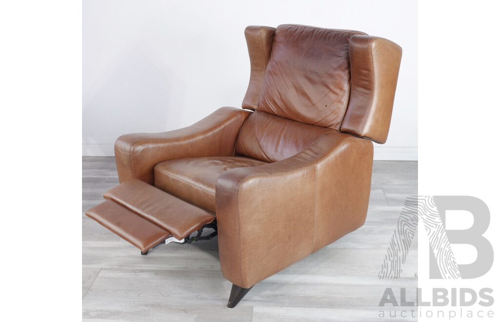 Fidel Recliner Leather Armchair by Freedom Furniture
