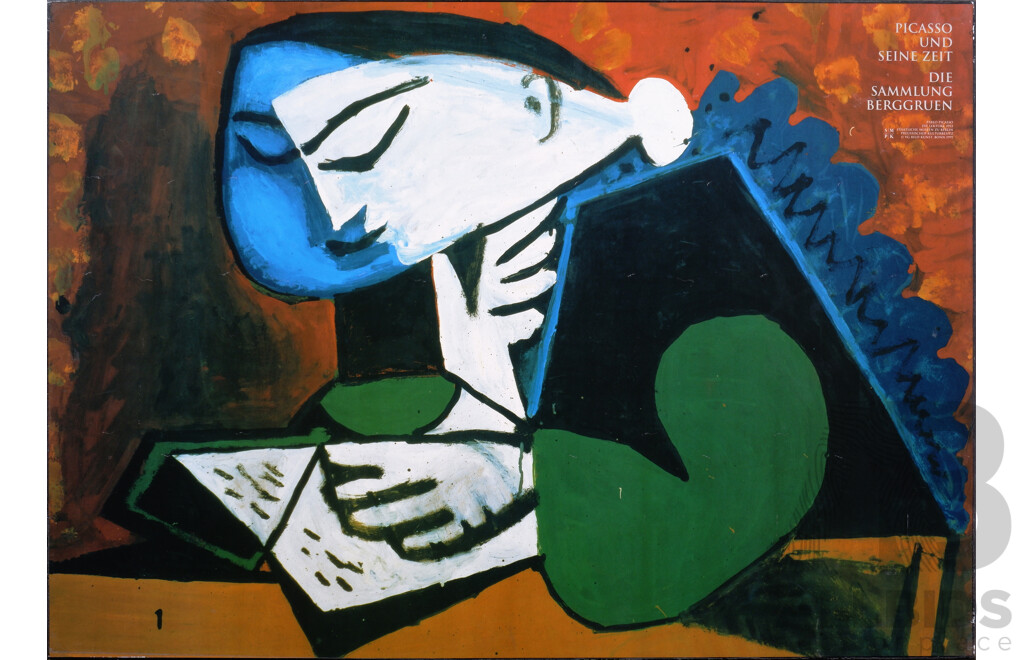 Picasso Exhibition Poster, Picasso Und Seine Zeit - Die Sammlung Berggruen, Staatliche Museen Berlin 1997
