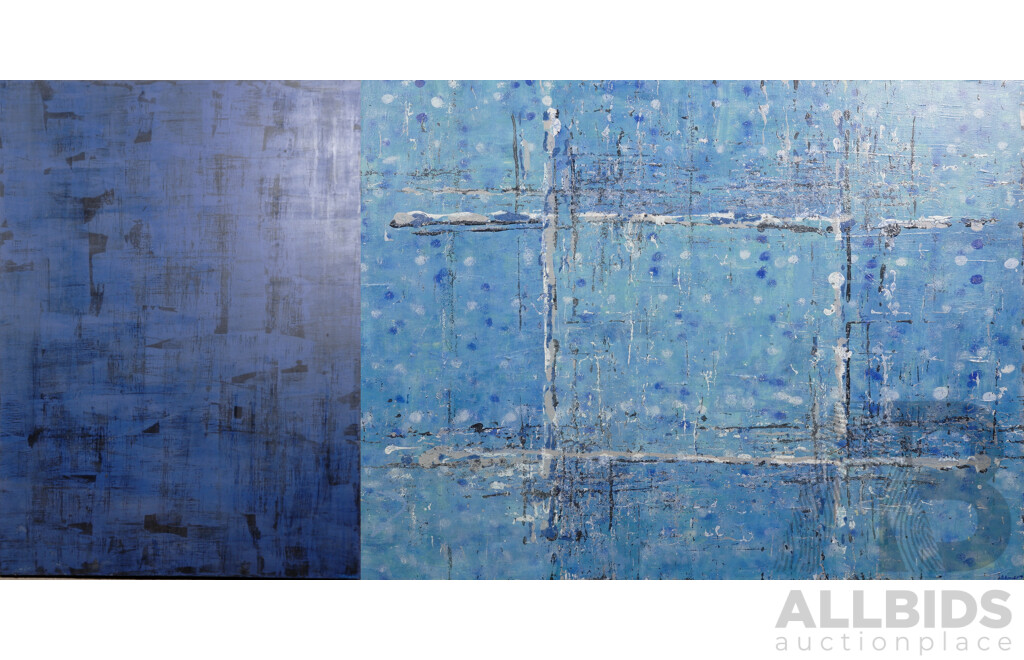 J. K. Arnold, Contemporary Abstract Composition, Mixed Media on Canvas (2)