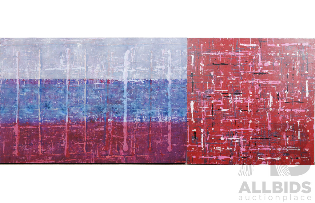 J. K. Arnold, Contemporary Abstract Composition, Mixed Media on Canvas (2)