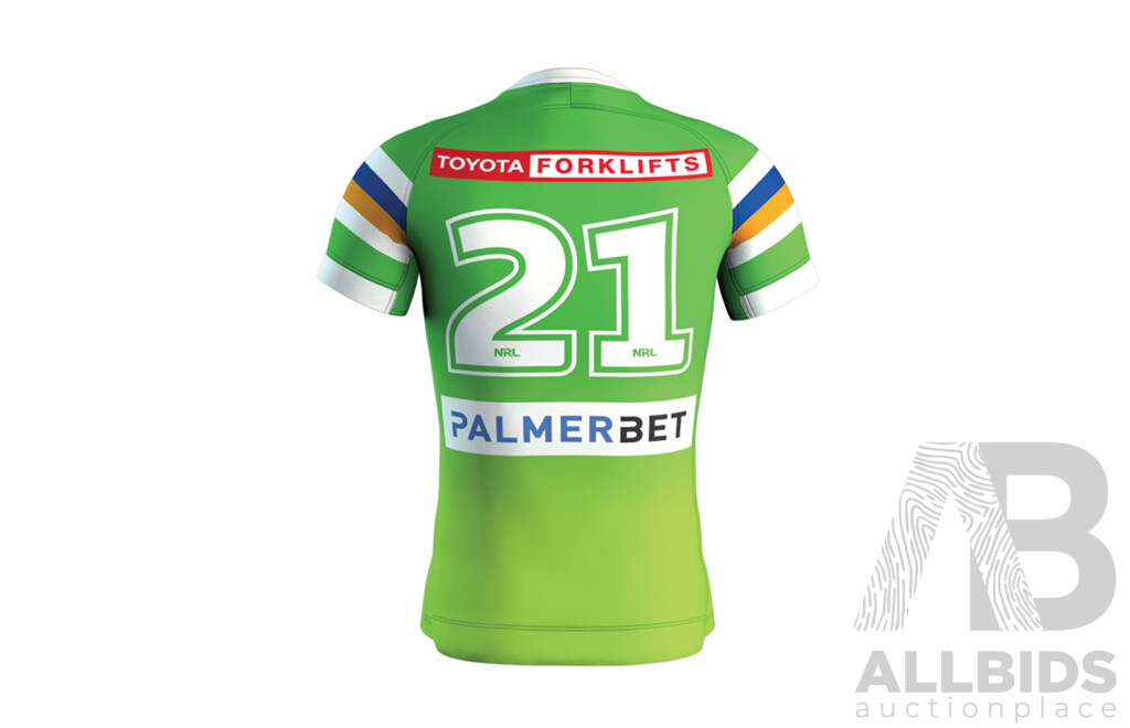 Signed by NRL Head Coach Ricky Stuart and NRLW Head Coach Darrin Borthwick - Canberra Raiders 2023 Women in League Jersey - Proceeds Towards Raiders Foundation