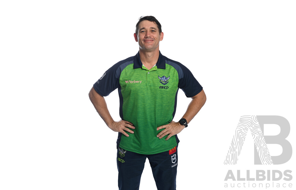 Signed by NRL Head Coach Ricky Stuart and NRLW Head Coach Darrin Borthwick - Canberra Raiders 2023 Women in League Jersey - Proceeds Towards Raiders Foundation