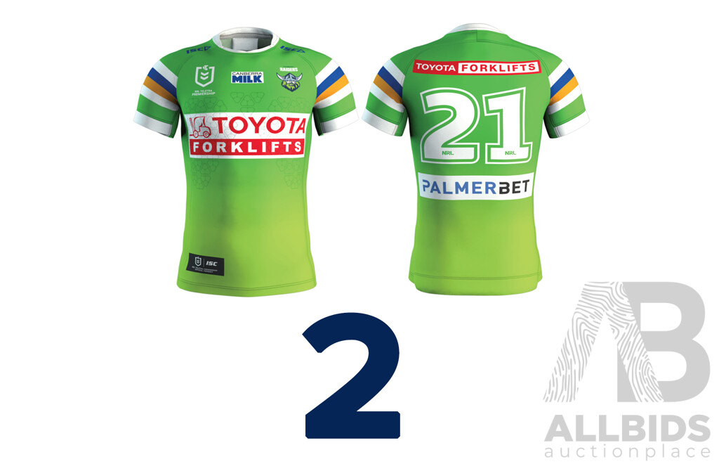 2. Albert Hopoate - Canberra Raiders 2023 Women in League Jersey - Proceeds Towards Raiders Foundation