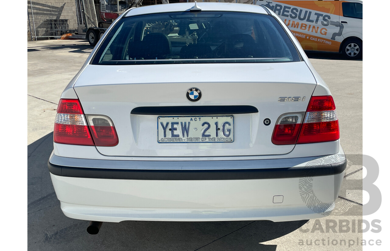 4/2003 Bmw 3 18i E46 4d Sedan White 2.0L