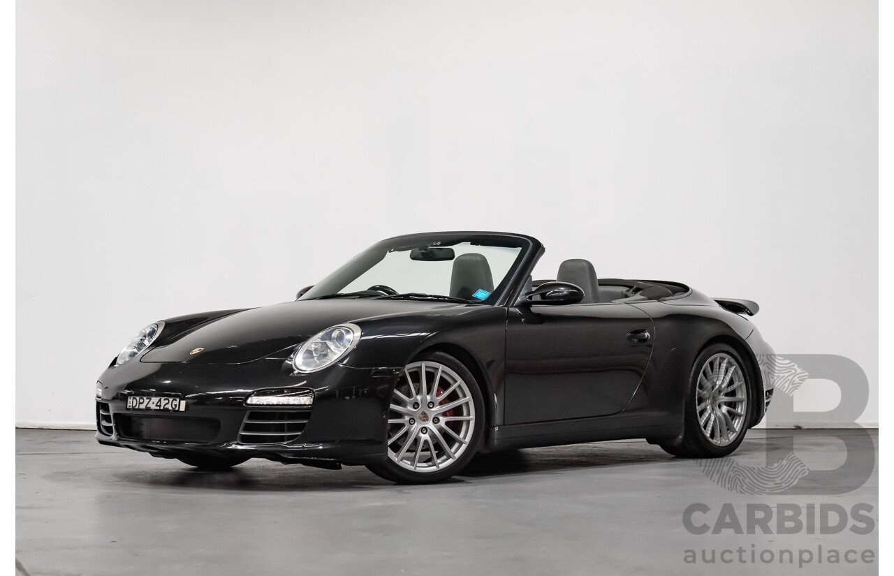 6/2005 Porsche 911 Carrera 4 997 Wide Body 2d Cabriolet Black 3.6L