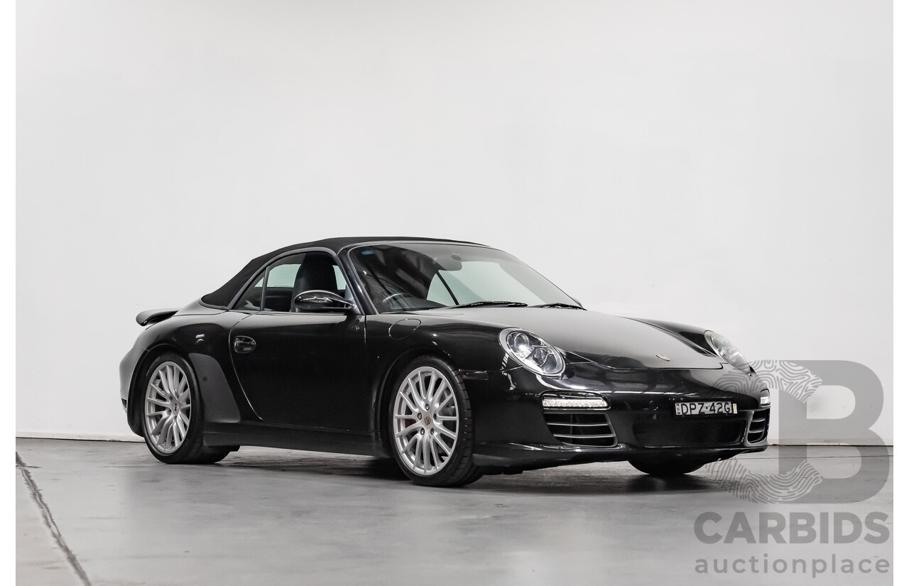 6/2005 Porsche 911 Carrera 4 997 Wide Body 2d Cabriolet Black 3.6L