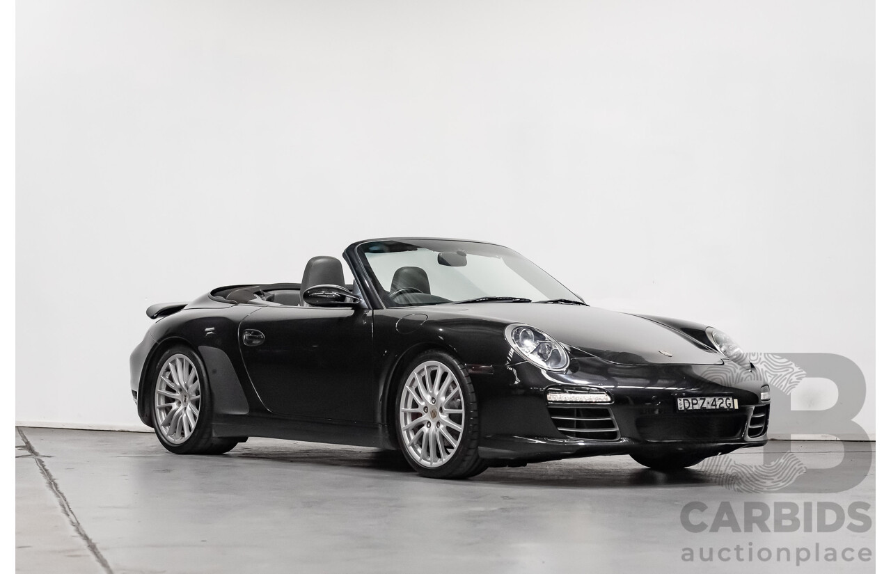 6/2005 Porsche 911 Carrera 4 997 Wide Body 2d Cabriolet Black 3.6L