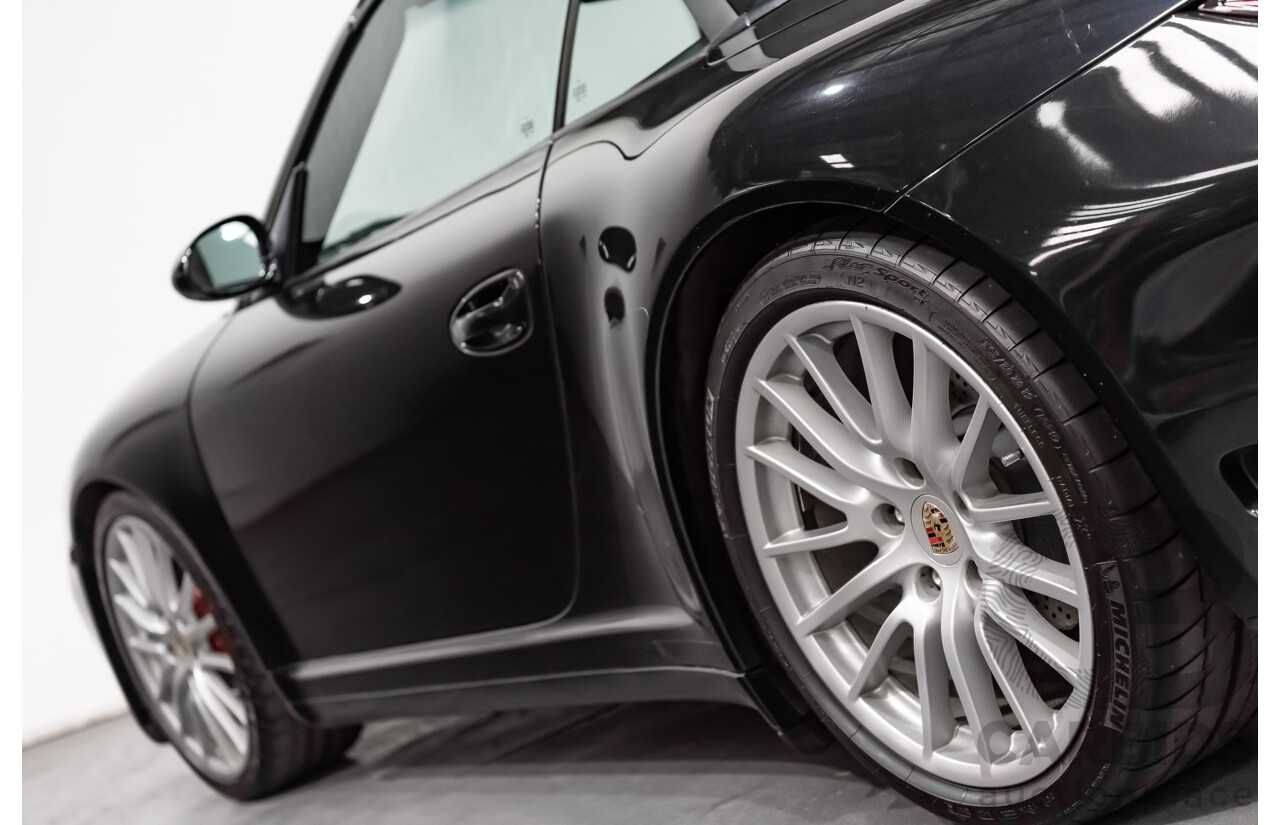6/2005 Porsche 911 Carrera 4 997 Wide Body 2d Cabriolet Black 3.6L