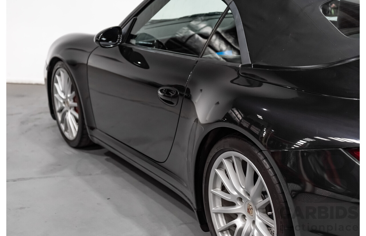 6/2005 Porsche 911 Carrera 4 997 Wide Body 2d Cabriolet Black 3.6L