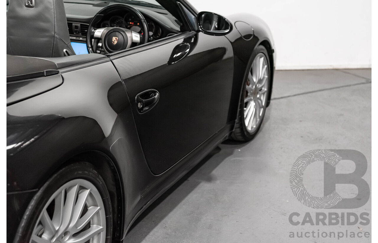 6/2005 Porsche 911 Carrera 4 997 Wide Body 2d Cabriolet Black 3.6L