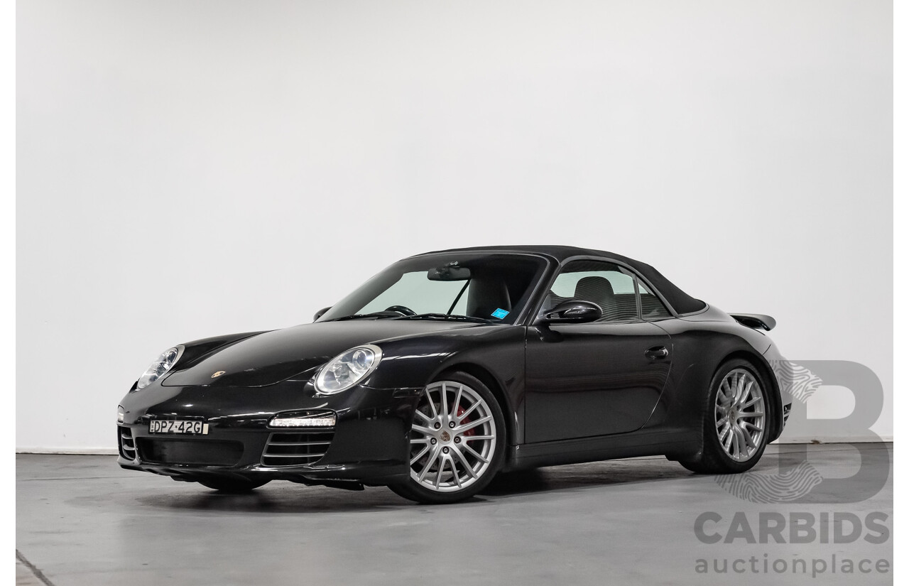 6/2005 Porsche 911 Carrera 4 997 Wide Body 2d Cabriolet Black 3.6L - Personal Import 06/14