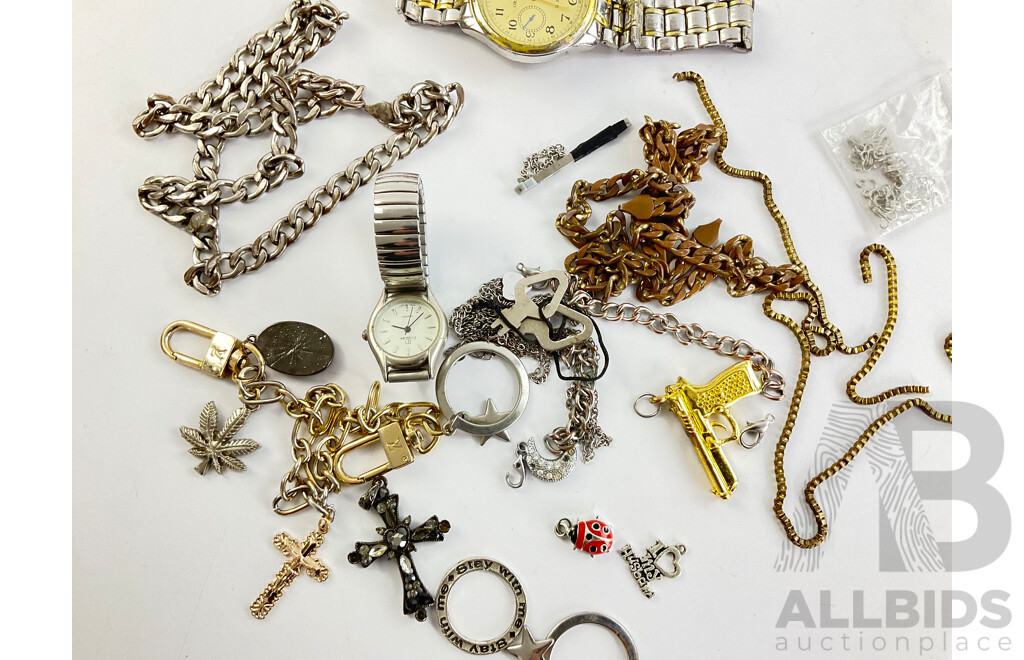 Collection of Watches, Novelty Pendants, Costume Bracelets and Necklaces