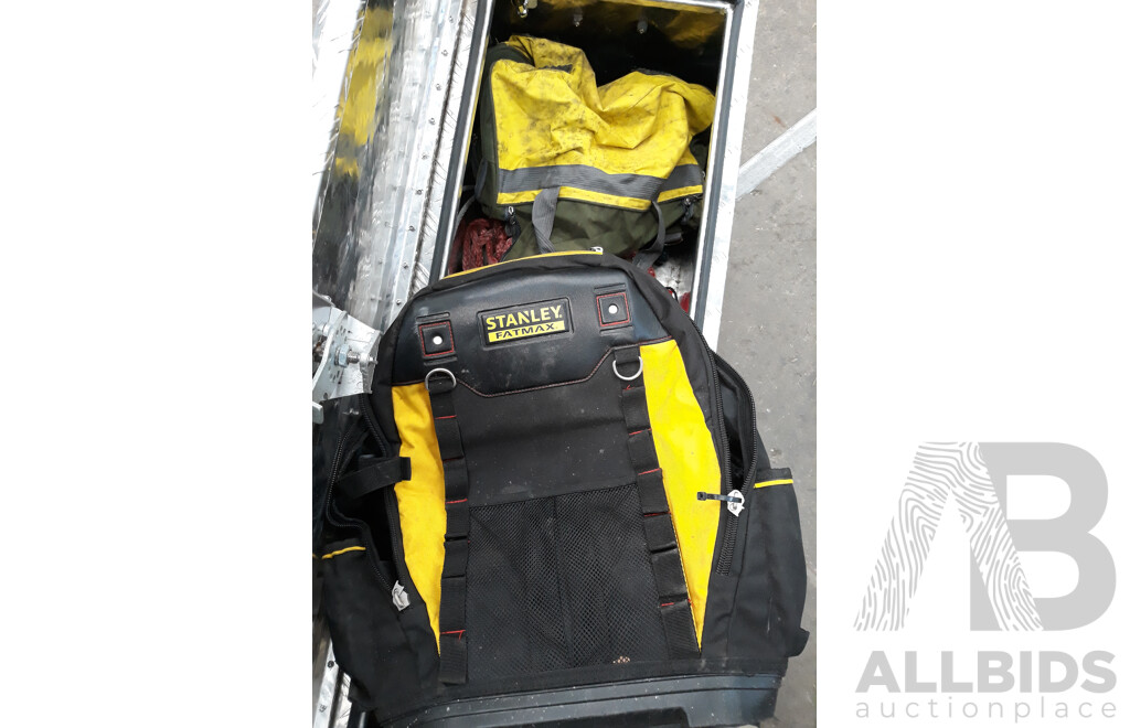 Large Aluminium Toolbox with Assorted Tools and Equipment