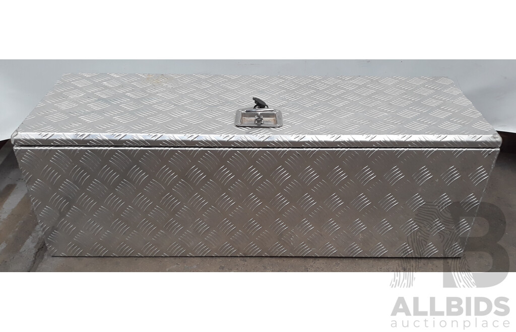 Large Aluminium Toolbox with Assorted Tools and Equipment