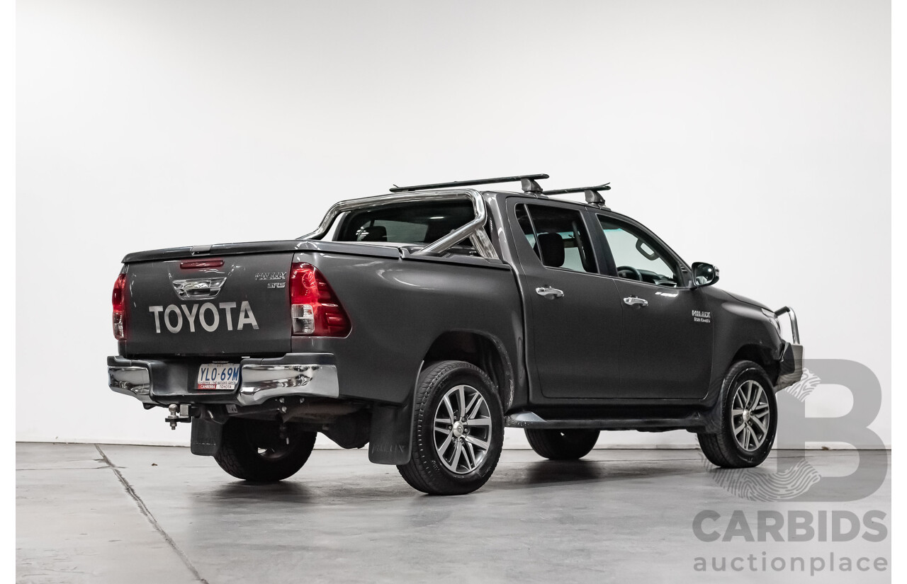 8/2016 Toyota Hilux SR5 (4x4) GUN126R Dual Cab Utility Grey 2.8L Turbo Diesel