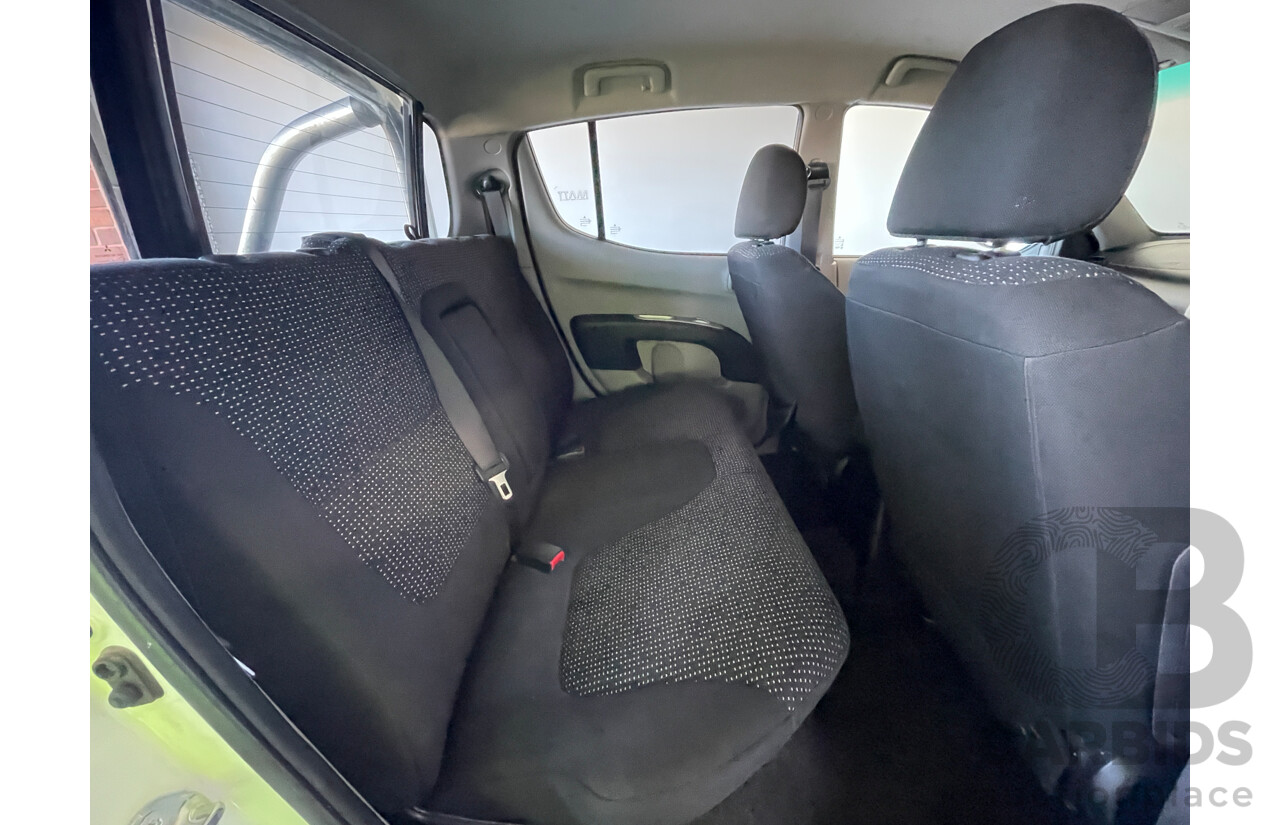 7/2012 Mitsubishi Triton Glx-R (4x4) MN MY12 Double Cab Utility White 2.5L