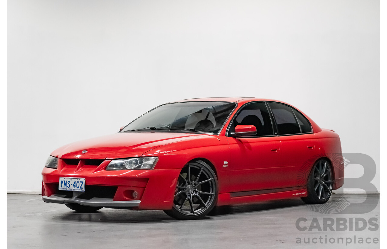 3/2004 Holden HSV Clubsport R8 VY II 4d Sedan Sting Red 5.7L - Supercharged