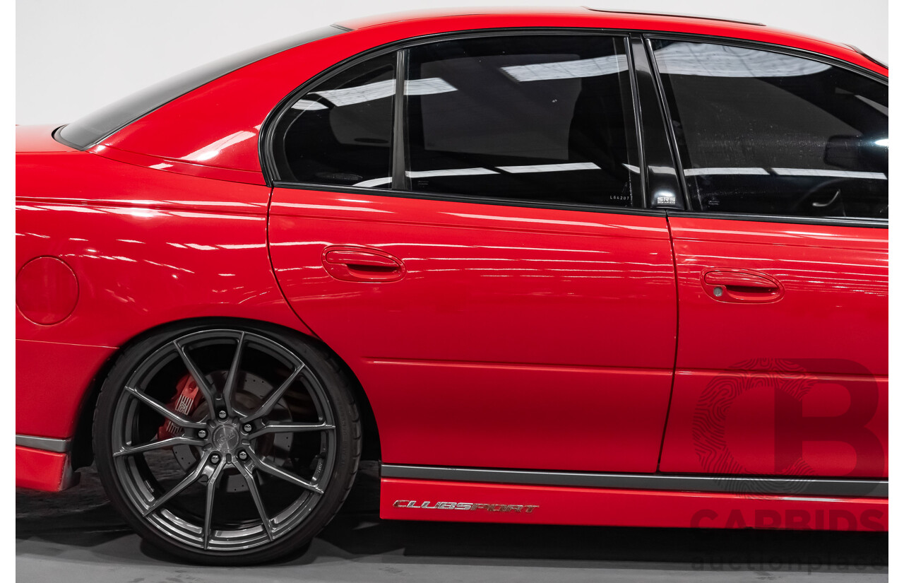 3/2004 Holden HSV Clubsport R8 VY II 4d Sedan Sting Red 5.7L - Supercharged