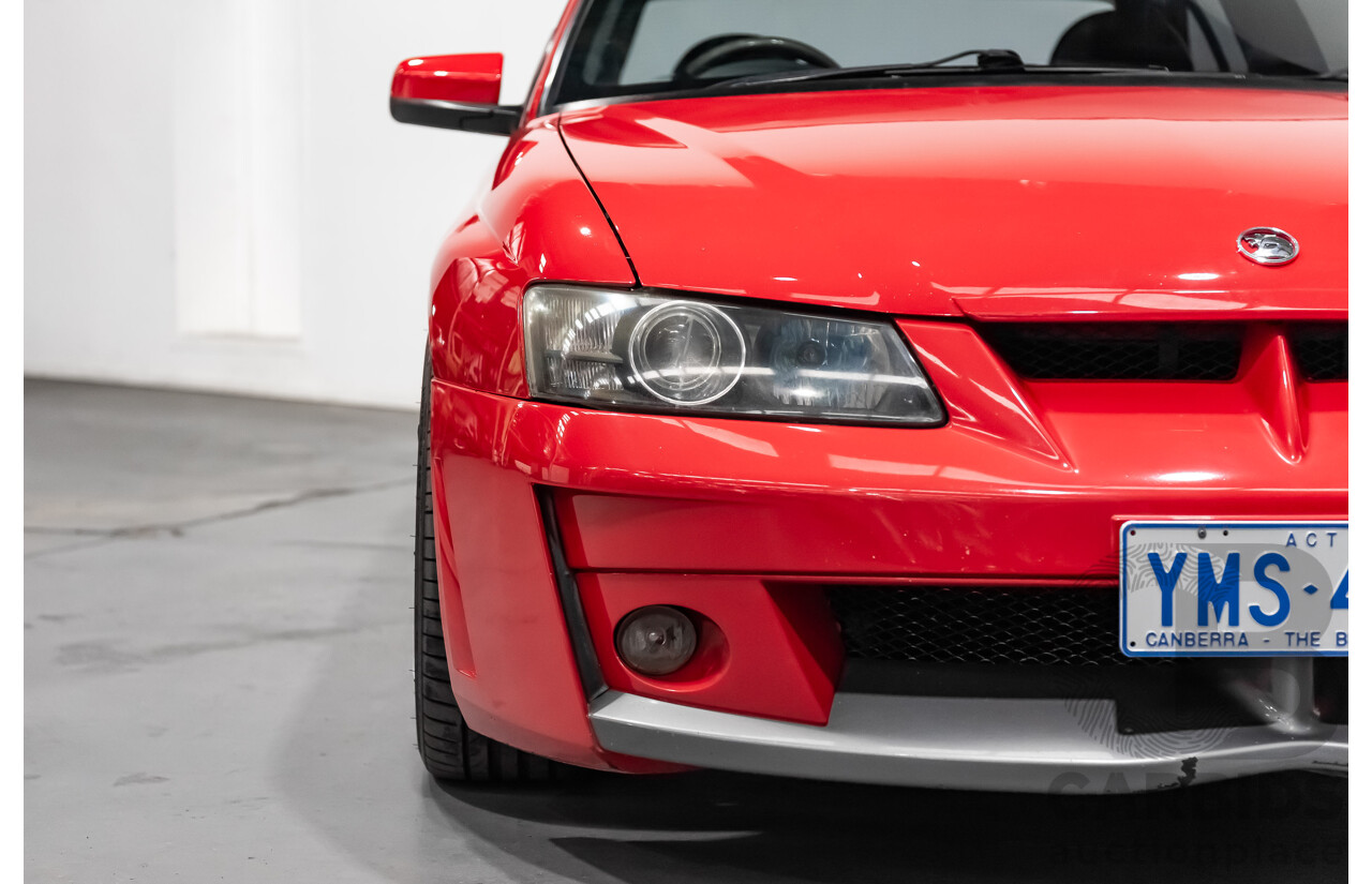 3/2004 Holden HSV Clubsport R8 VY II 4d Sedan Sting Red 5.7L - Supercharged