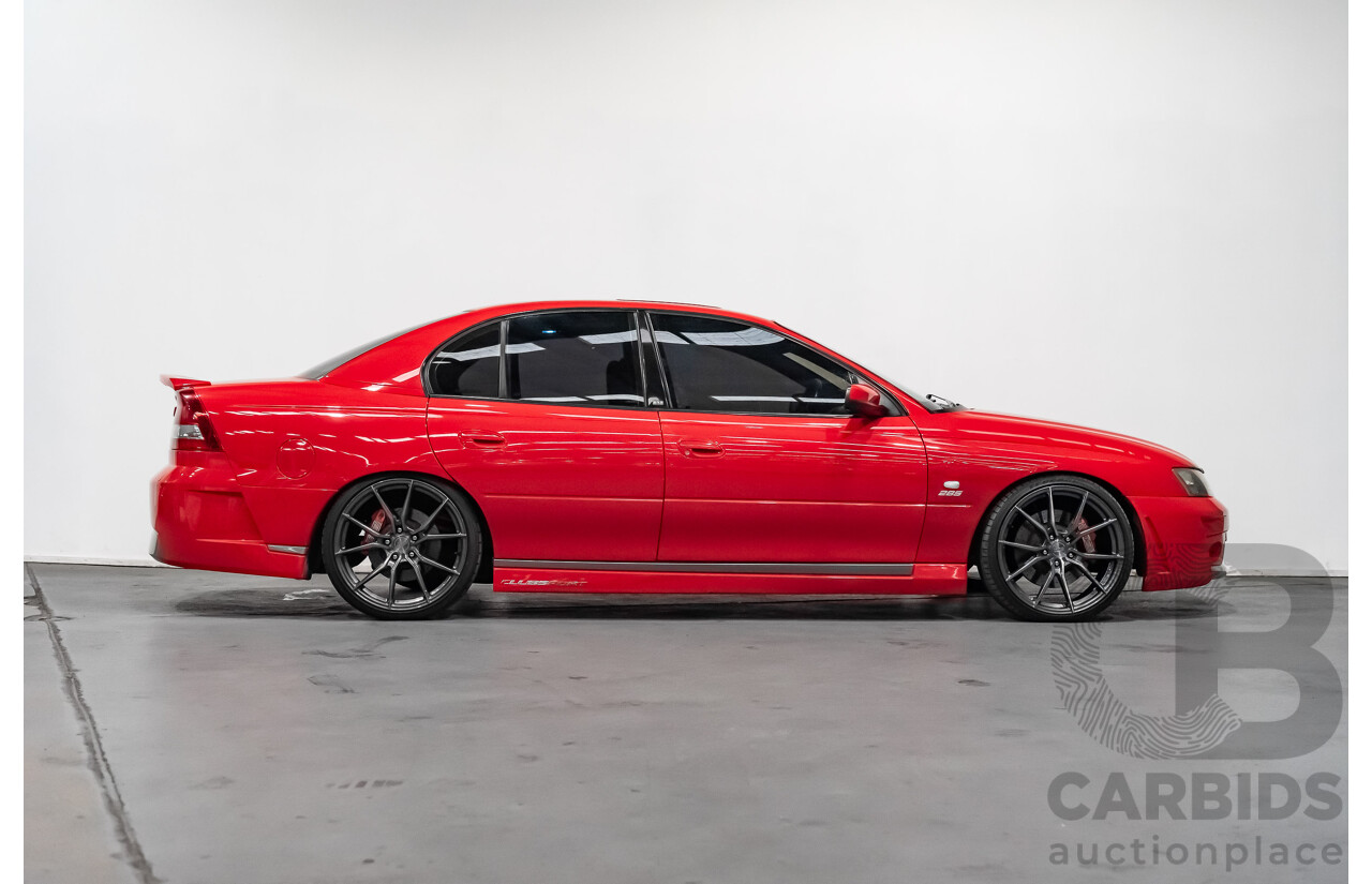 3/2004 Holden HSV Clubsport R8 VY II 4d Sedan Sting Red 5.7L - Supercharged