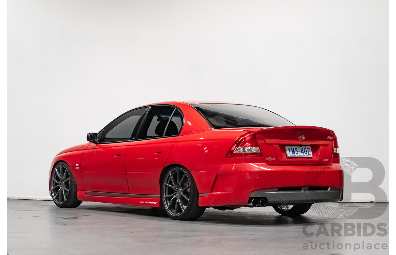 3/2004 Holden HSV Clubsport R8 VY II 4d Sedan Sting Red 5.7L - Supercharged