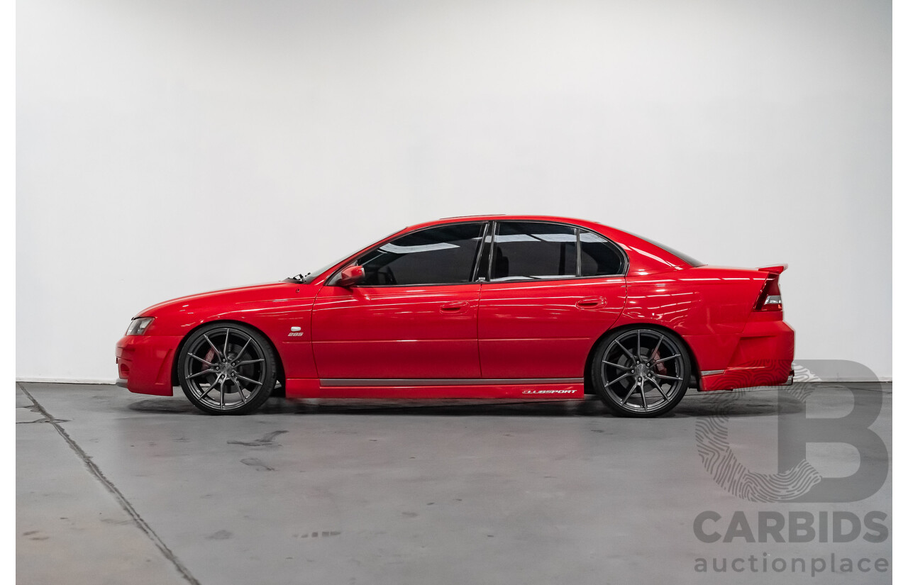 3/2004 Holden HSV Clubsport R8 VY II 4d Sedan Sting Red 5.7L - Supercharged