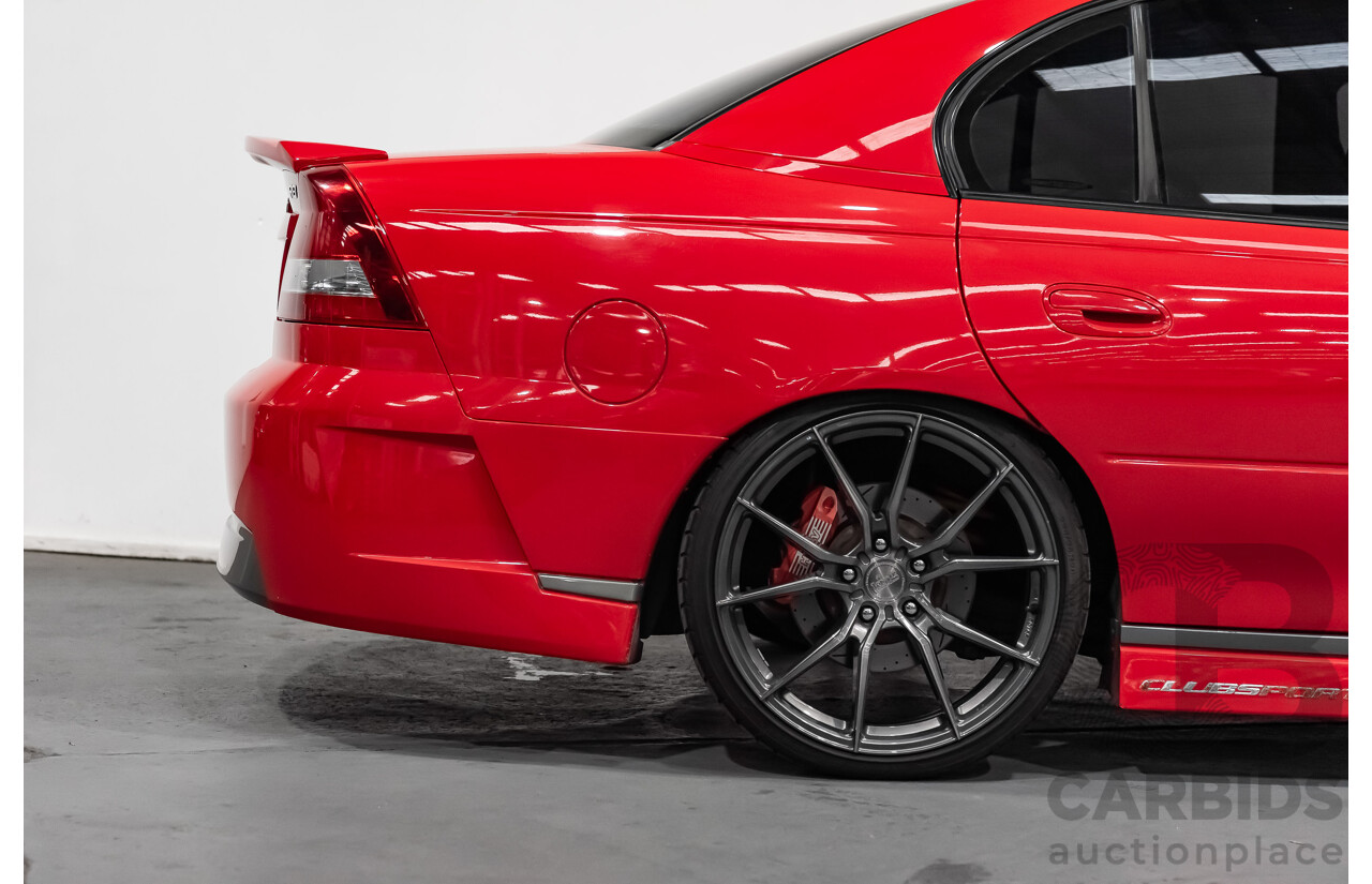 3/2004 Holden HSV Clubsport R8 VY II 4d Sedan Sting Red 5.7L - Supercharged