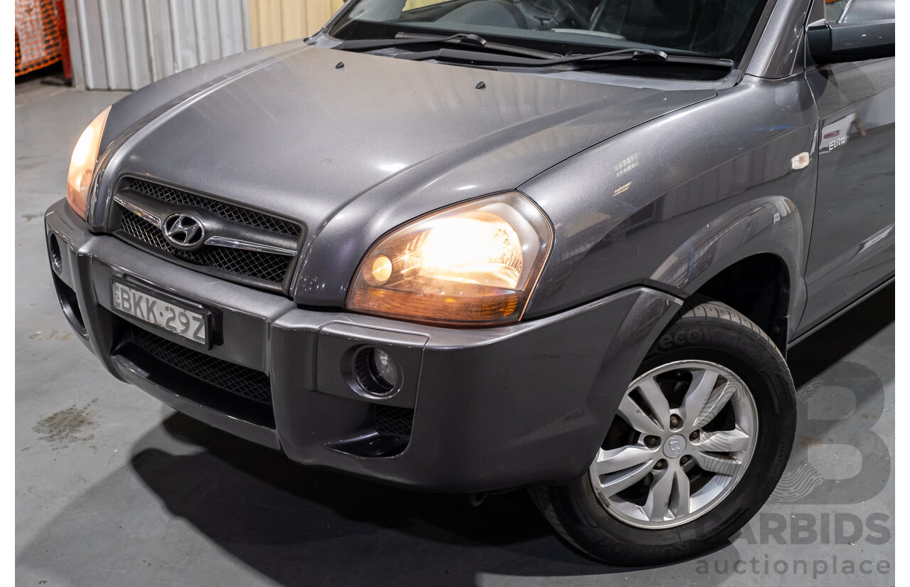 7/2009 Hyundai Tucson City Elite 08 UPGRADE 4d Wagon Grey 2.0L