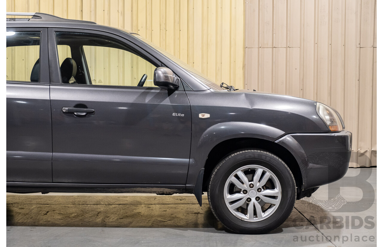 7/2009 Hyundai Tucson City Elite 08 UPGRADE 4d Wagon Grey 2.0L