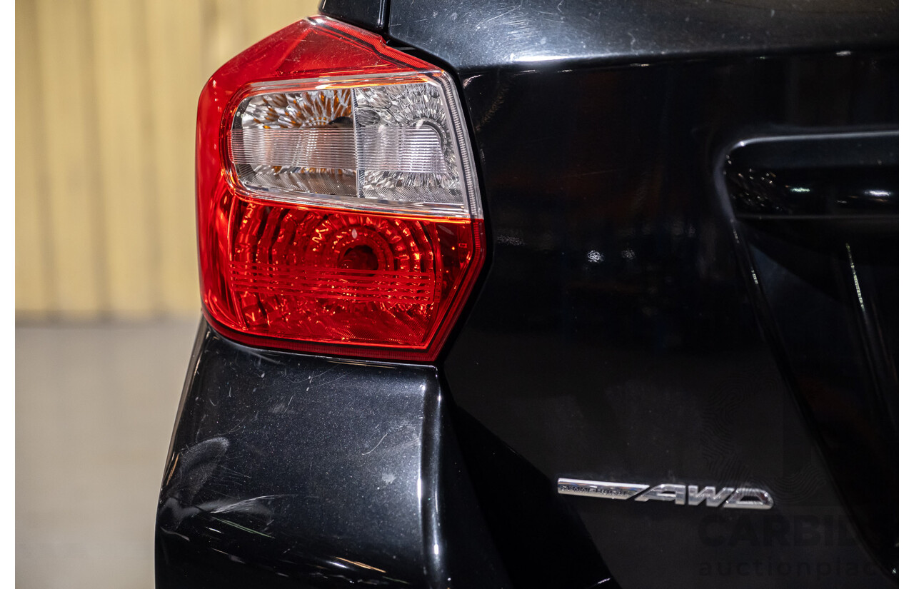 9/2012 Subaru XV 2.0i-S (AWD) 4d Wagon Black 2.0L