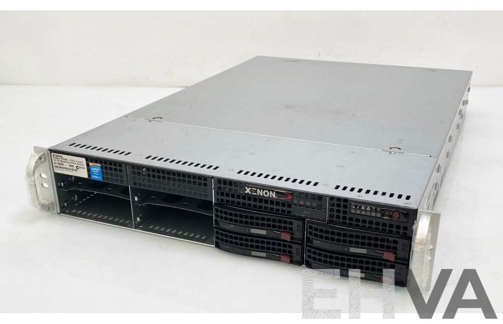 SuperMicro Xenon Intel Core (I7-4790K) 4.0GHz-4.4GHz 4-Core CPU 2RU Server W/ AIO Liquid Cooling