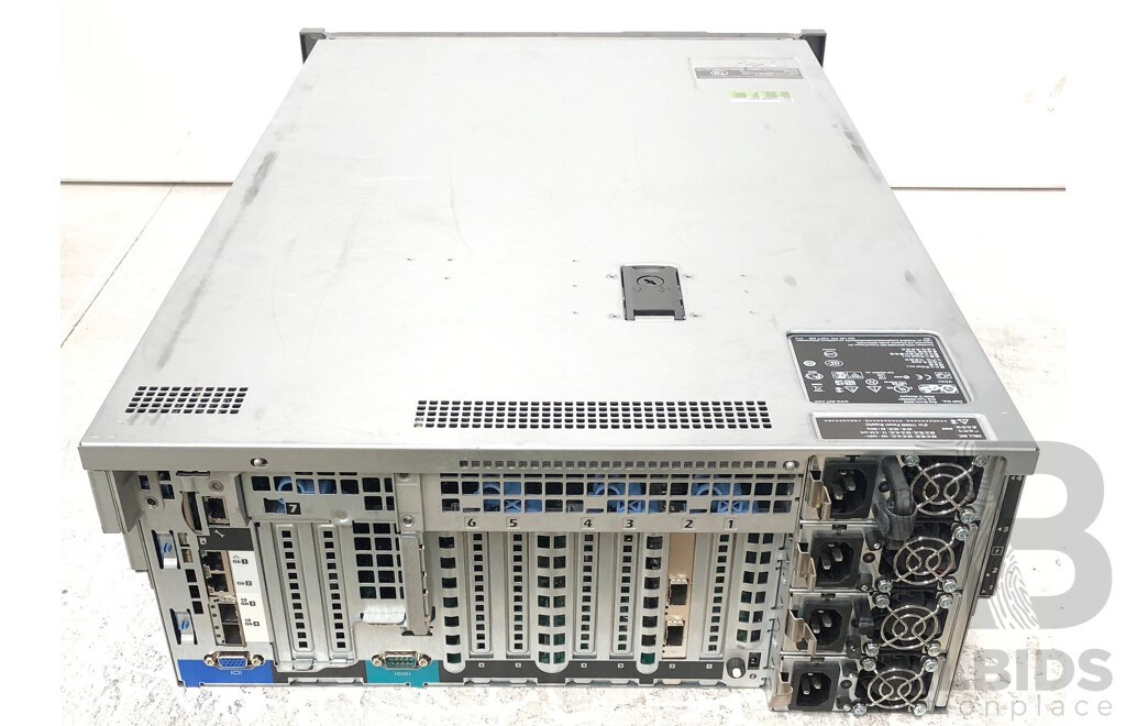 Dell PowerEdge R910 Quad Intel Xeon (E7-8837) 2.66GHz-2.80GHz 8-Core CPU 4RU Server w/ 128GB DDR3