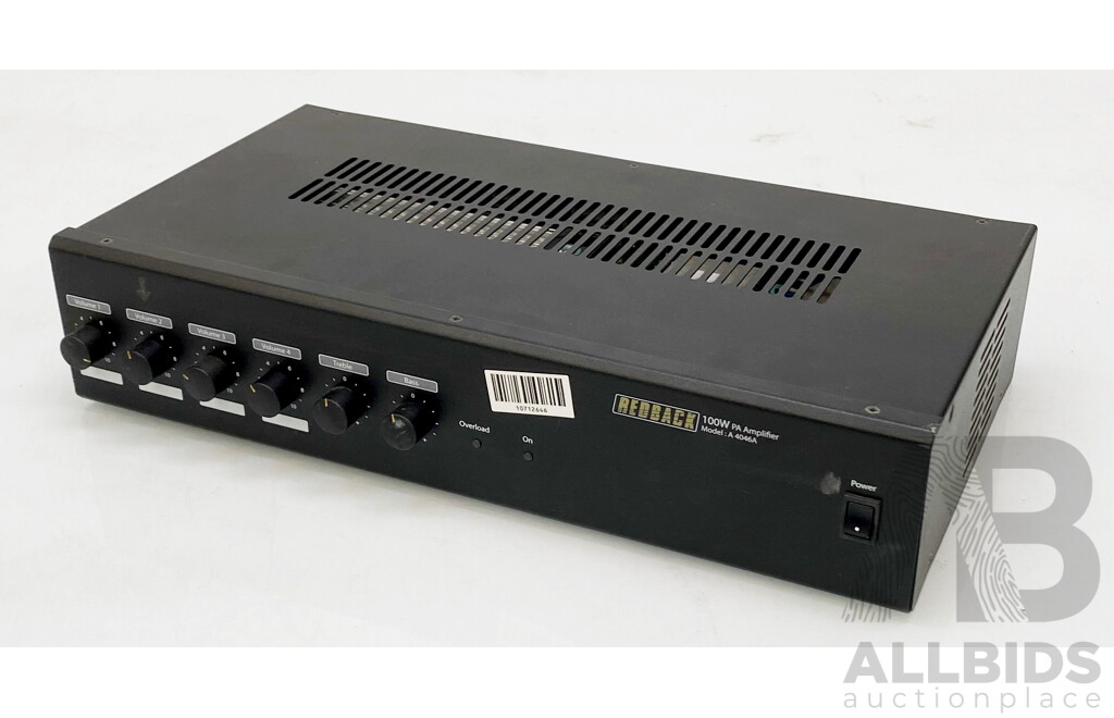 Redback (a 4046A)  100W PA Amplifier