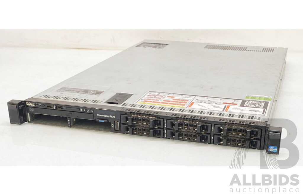 Dell (E16S) PowerEdge R620 Dual Intel Xeon (E5-2650) 2.0GHz-2.8GHz 8-Core CPU 1RU Server W/ 192GB DDR3