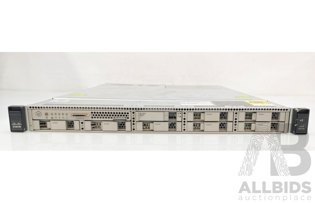 CISCO (UCS C220 M3) TCS UCS M3 Dual Intel Xeon (E5-2637 V2) 3.50GHz-3.80GHz 4-Core CPU 1RU Server W/ 64GB DDR3