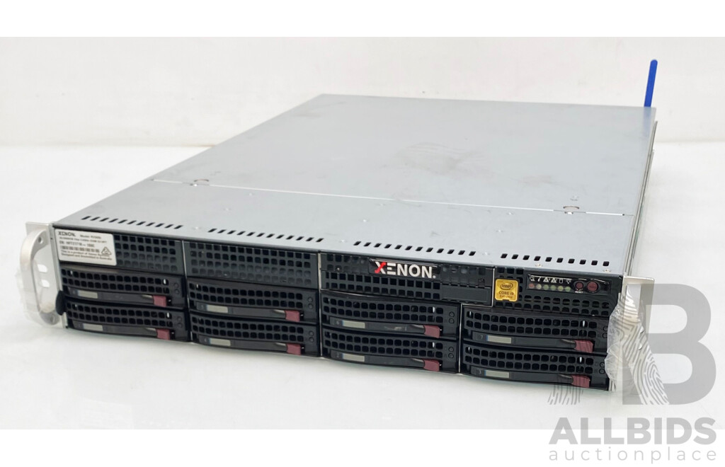 SuperMicro (RX998i) Xenon Intel Core (I9-10980XE) 3GHz-4.6GHz 18-Core CPU 2RU Server W/ AIO Liquid Cooling