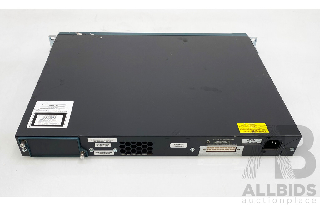 Cisco (WS-C2960S-48FPS-L) Catalyst 2960-S Series PoE+ 48-Port Gigabit Ethernet Switch