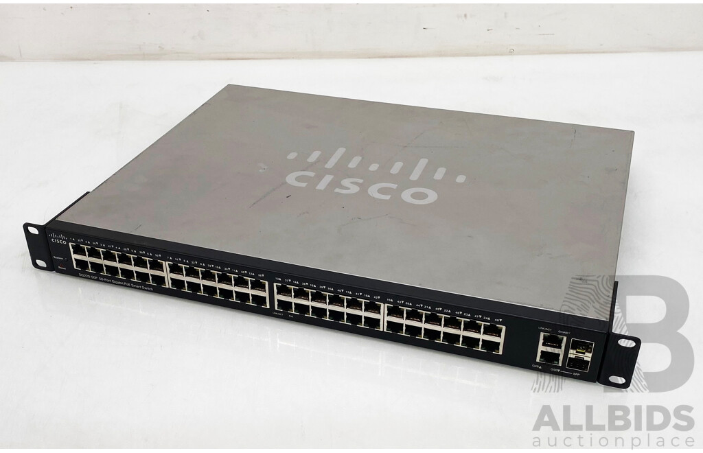 Cisco (SG220-50-K9) 48 Port Gigabit Ethernet Smart Plus Switch