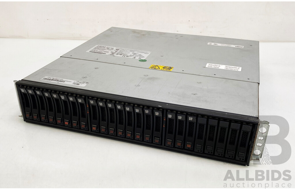 IBM (1746-C4A) Dual Controller 24-Bay Storage System W/ 4.8TB Storage