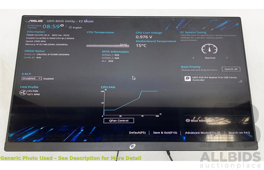 EDsys G40 Pro Intel Core I5 (9400) 2.90GHz-4.10GHz 6-Core CPU 24-Inch All-in-One Desktop