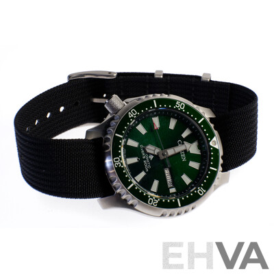 Boxed Citizen Fugu 200m Diver Promaster Watch, Sapphire Crystal
