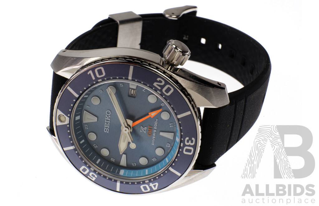 Boxed Seiko Prospex GMT Divers Wrist Watch, 5K65-0AA0