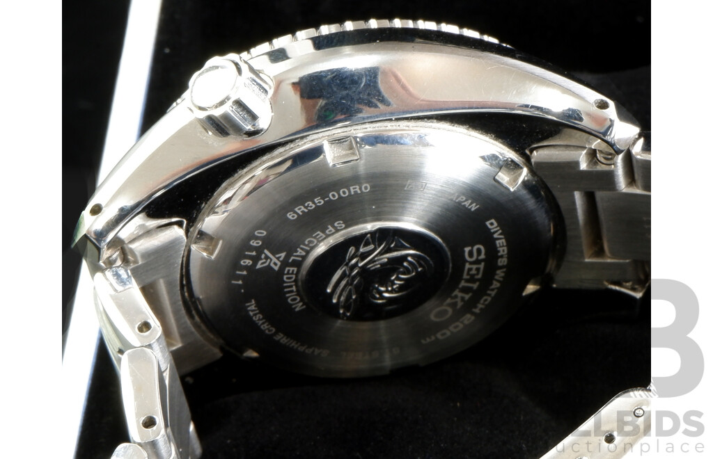 Boxed Seiko Padi Sumo Special Edition Wrist Watch, 6R35-00R0